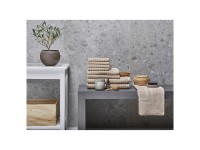 Beliani Handtuch-Set Atai Baumwolle Beige 9-tlg.