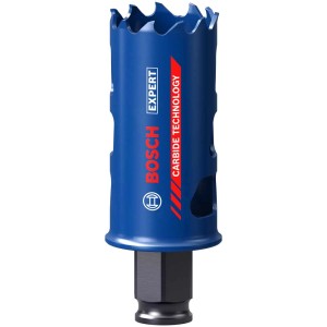 Bosch Expert Sega a tazza Touch Material, 35x60mm, blu. Sega a tazza per legno, metallo, acciaio inox e mattoni.