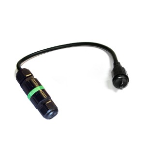 Connettore 16A IP67 per sistemi di illuminazione esterna, per una facile espansione dei sistemi Easy-Connect.