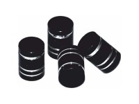 Reifen-Ventilkappen Schwarz 4 Stk.