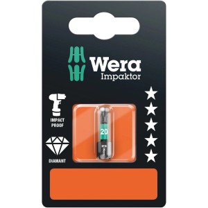 Wera Diamant Bit TX20, 25 mm, Impaktor, per viti a T e avvitatori a impulsi.