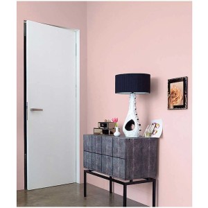 Mur en Dreamy Rose d'Alpina Finest Colours, peinture murale rose mate élégante pour intérieur.