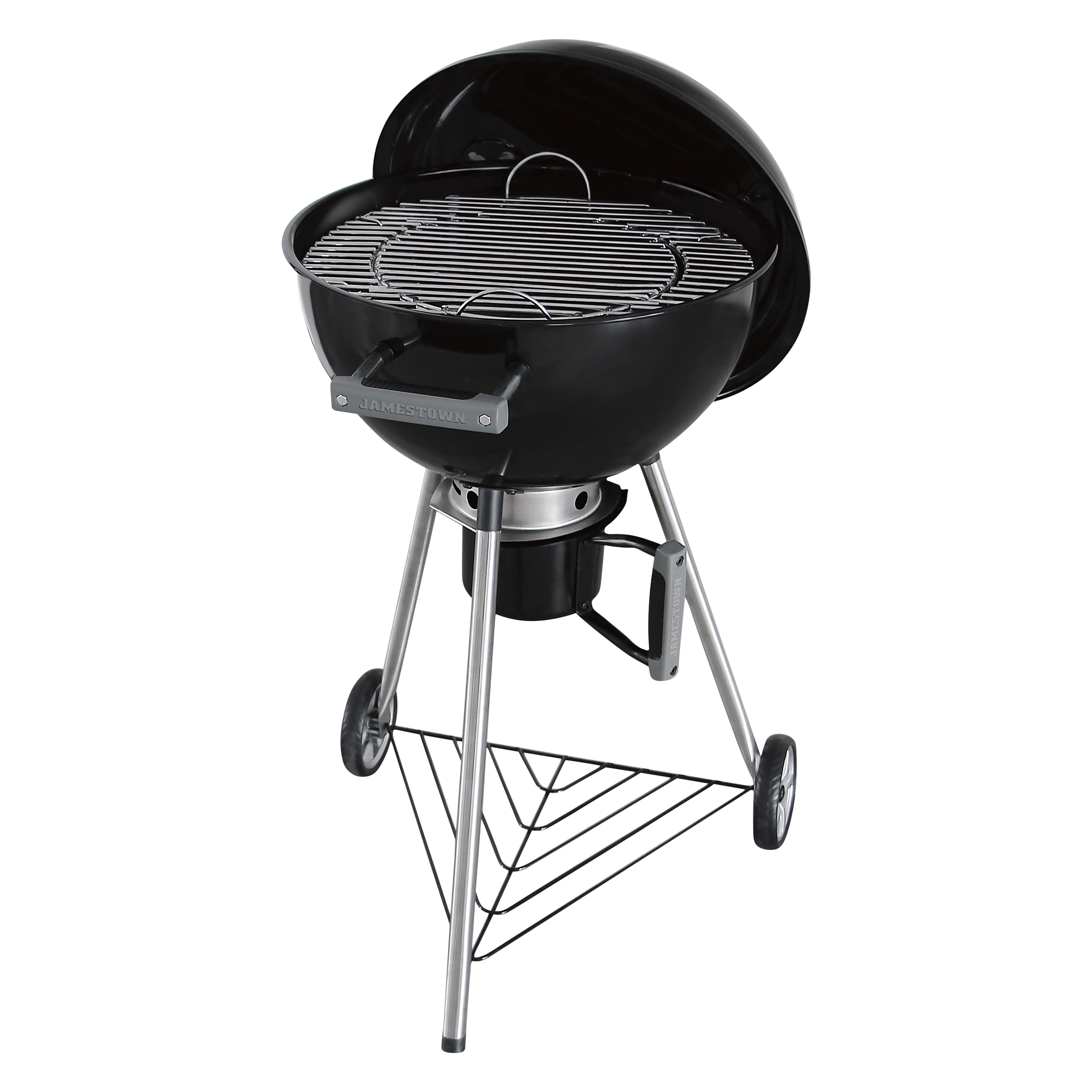 Grill sferico a carbonella Nero (HxLxP) 82,5 x 60 x 51,5 cm