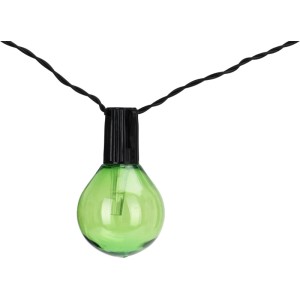 Catena luminosa solare colorata con lampadine LED in polipropilene per esterni.