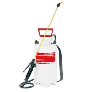 Pulvérisateur à pression Birchmeier Garden Star 5 : réservoir 5L, buse en laiton, pour jardin et soin des plantes.