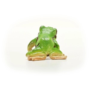 Schleich Wild Life Rana verde, statuetta giocattolo dettagliata per bambini.