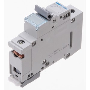 Interruttore automatico unipolare per proteggere i circuiti elettrici da sovraccarichi e cortocircuiti.