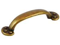 Griff 1681 LA Metall Altmessing 96 mm