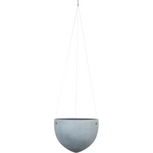 Cesto sospeso Scheurich 845, Ø 18 cm, Dark Stone, in ceramica per interni.