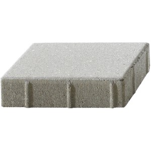 Pavé béton Vero gris argenté, 22,5x15x6 cm, pour terrasse et allée carrossable.
