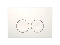 Geberit WC-Betätigungsplatte Delta 25 Seidenglanz Weiss