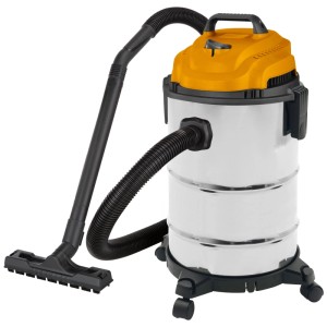 CarTech Aspirateur eau et poussière NTS20L/Inox 20 l