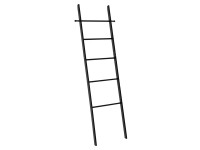 Wenko Handtuchleiter Suri Bambus Schwarz matt (HxBxT) 170 x 43 x 33 cm