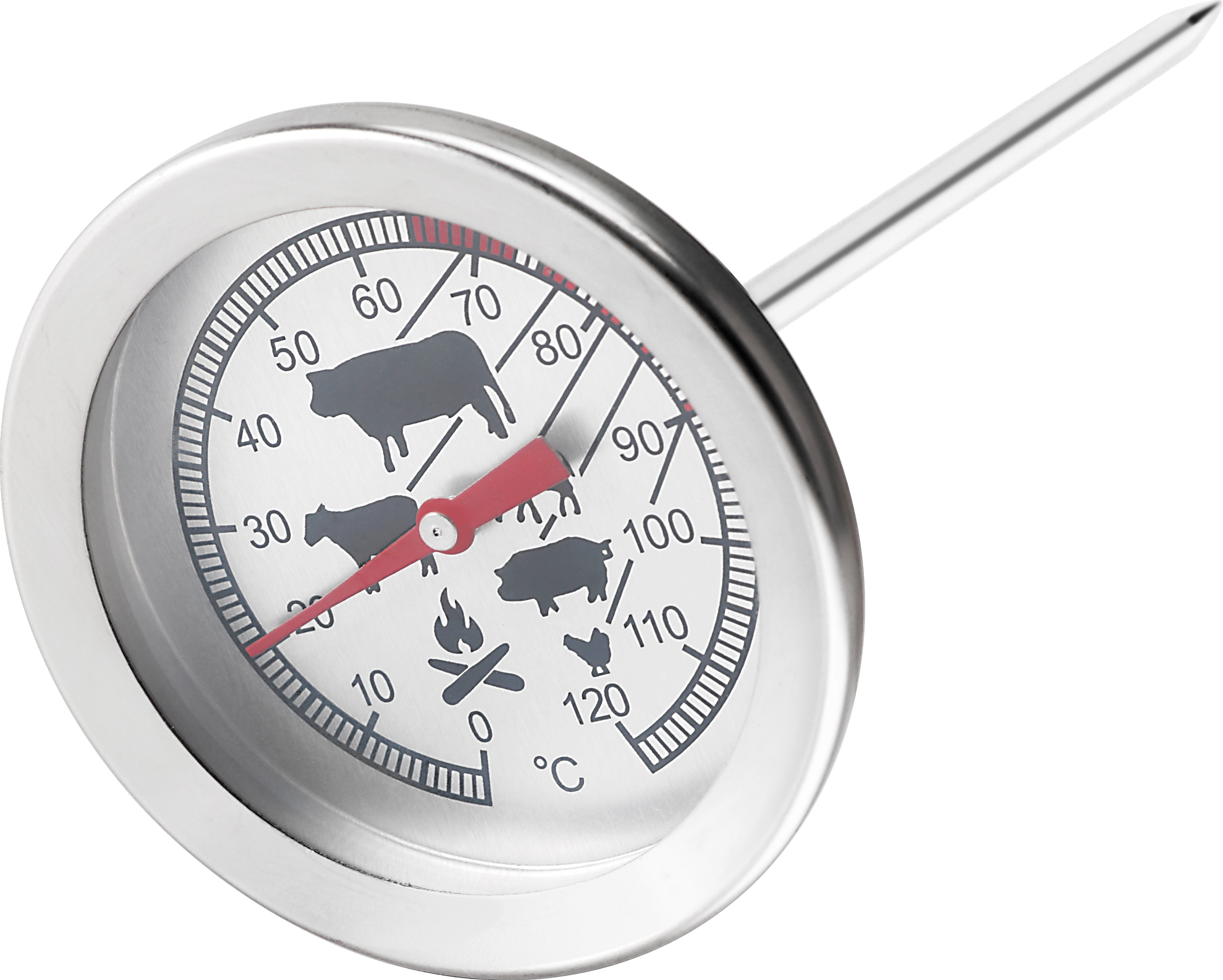 Jamestown Thermomètre de barbecue analogique