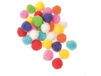 Pomponmix Bunt 2,5 cm / 30 Stk.