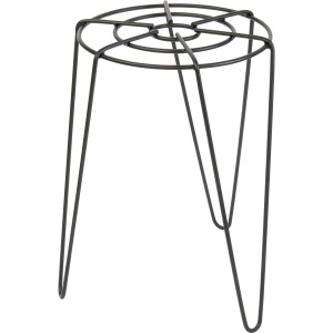 Supporto per piante Wagner GH 0540 nero opaco in acciaio, altezza 40 cm.