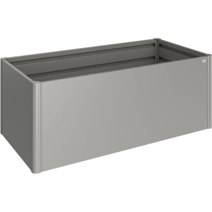 Biohort Aiuola rialzata metallo Gri quarzo metallizzato (HxLxP) 77 x 201 x 102 c