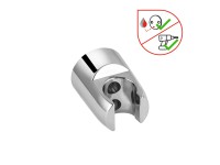 Supporto soffione doccia cromato dimensioni regolabili per barre