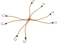 Gepäckspinne mit Metallhaken 8-armig je Ø 8 mm x 80 cm