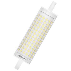 Ampoule LED Osram Line 118 claire, culot R7s, 20W, 3000K. Lampe LED pour un bon éclairage.