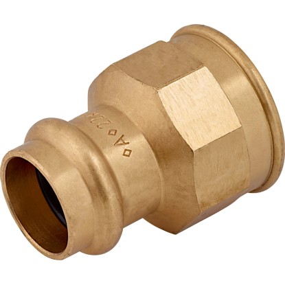 Manicotto di collegamento ottone rosso Ø 22 x 30,3 mm (Rp 1)