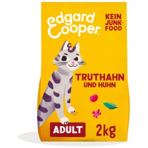 Edgard & Cooper Adult Gatto Crocchette Tacchino & Pollo, sacco da 2kg