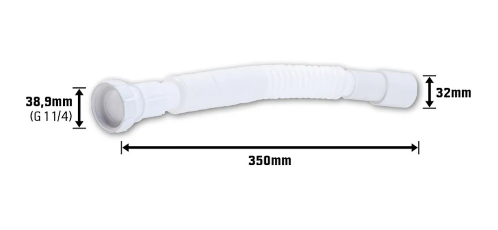 Sifon Flexible De 1 1/2″ – Suministros Ardila