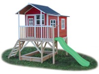 Exit Spielhaus Loft 550 Holz Rot