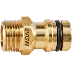 Connettore per dispositivi Geka plus in ottone, 13 mm (1/2 pollice), per acqua potabile.