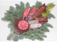 Grabstrauss Nobilis Burgund ca. 60 cm