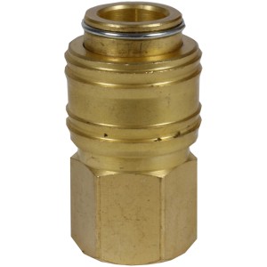 Raccordo rapido Einhell R 1/4 filettatura interna in metallo per compressori.