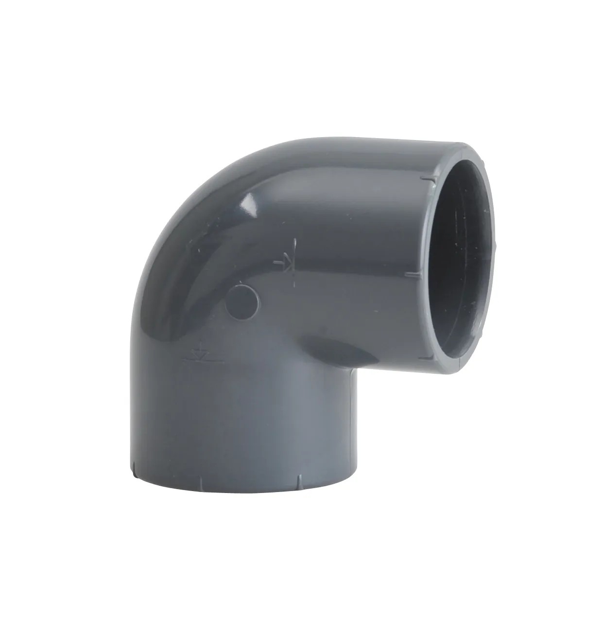 Obir Pvc Raccord coudé en PVC 90° Gris 32 mm