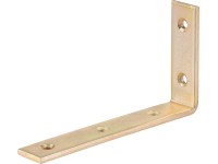 Konstruktionswinkel Stahl verzinkt Gelb (HxBxT) 80 x 150 x 25 mm Konstruktionswinkel Stahl verzinkt Gelb (HxBxT) 80 x 150 x 25 mm