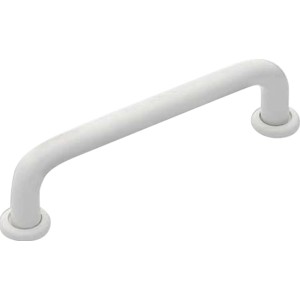 Maniglia per mobili bianca 0364 in plastica per armadi e cassetti.