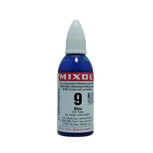 Mixol Abtönfarbe Nr. 9 Blau, 20g Flasche. Universal Abtönkonzentrat für Farben, Lacke & Lasuren.