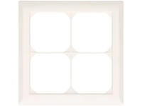 Hager Unterputz-Abdeckrahmen Kallysto Weiss Gr. 2 x 2