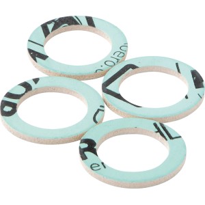 KÖRO HD-Ring, 4 pezzi, 16x24x2 mm, per raccordi a vite da 3/4 di pollice, anelli di tenuta.