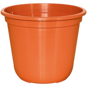 Vaso per fiori Geli Standard in plastica terracotta, ca. Ø 45 cm.