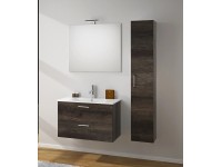 Badblock Noa 80 cm mit Spiegel Château Eiche