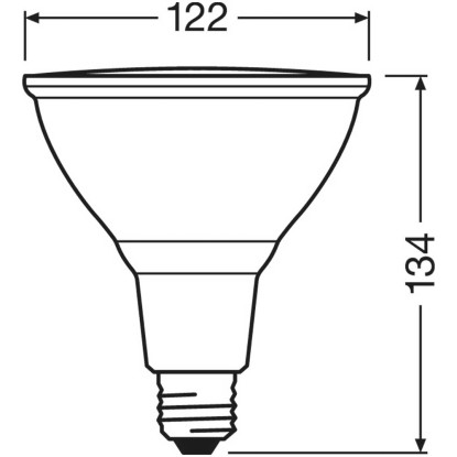 Osram Led Leuchtmittel Reflektor Par E Warmweiss W Lm Kaufen Bei Obi