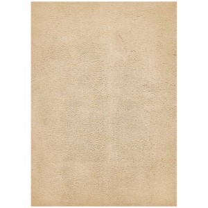 Tapis à poils longs crème San Paolo, 130x190 cm, poils doux pour une ambiance chaleureuse.