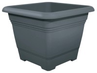 Geli Planter Nora Vaso Quadrato In Polipropilene – Terracotta – 23x23x20 Cm – Per Piante Da Interno/Esterno - 3