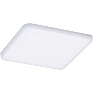 Panneau LED encastrable Paulmann Veluna VariFit carré blanc, 125x125 mm, 8,5 W, 4 000 K, pour spots encastrables.