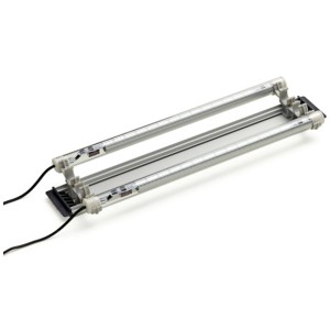 Kit d'éclairage LED Oase Highline Classic 125 pour aquariums, couleur argent.