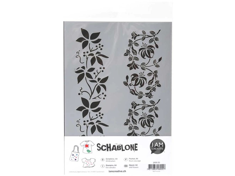  Schablone Blumenranken & Ornamente