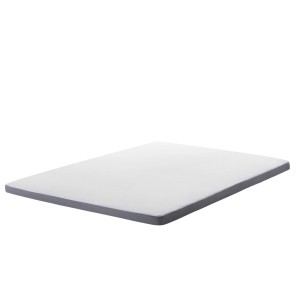 Surmatelas Comfy 160x200 cm, blanc, pour un confort de sommeil optimal.