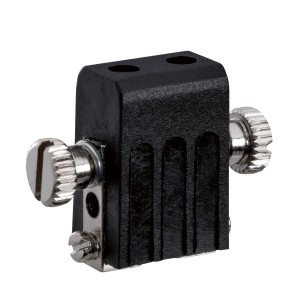 Support de lampe noir Paulmann pour systèmes de câbles, accessoire sans ampoule.