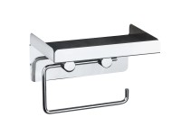 Wenko Toilettenpapierhalter Edelstahl glänzend (HxBxT) 12,5 x 16 x 11,5 cm