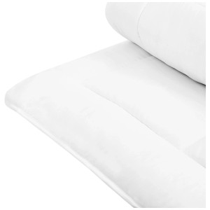 Piumone Beliani Lemberg bianco (200x220 cm) in poliestere, trapuntato.