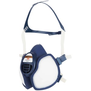 Maschera di protezione 3M A1/P2, blu, per verniciatura a spruzzo e levigatura. Protezione respiratoria e accessori da OBI.